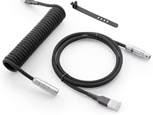 Câble USB C spiralé personnalisé GunMjo Pro