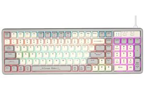 Lomiluskr GK102 Clavier filaire de jeu mécanique