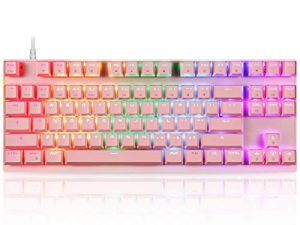 MOTOSPEED Clavier mécanique de jeu professionnel RGB