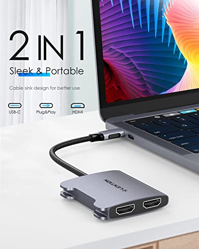 LENTION Adaptateur USB C vers double HDMI – Image 2