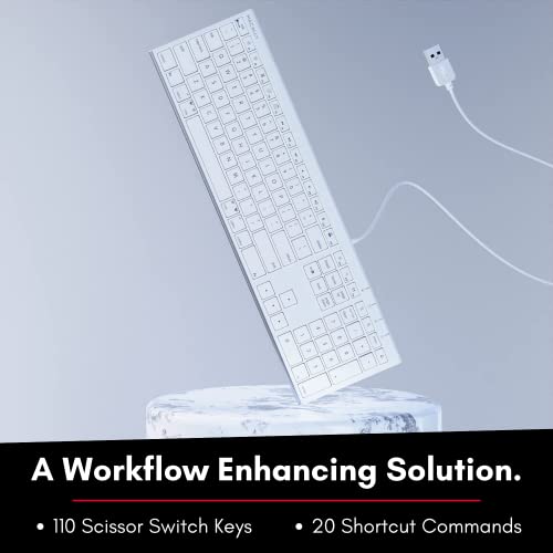 Clavier filaire USB Macally Slim pour Mac – Image 2