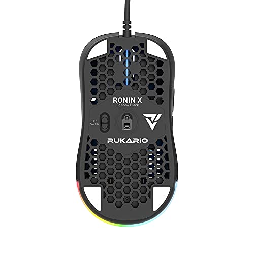 Rukario Ronin X PC Gaming Mouse (Shadow-2