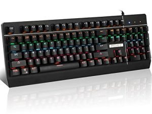 YSCP Clavier de Jeu Mécanique RGB Illumination