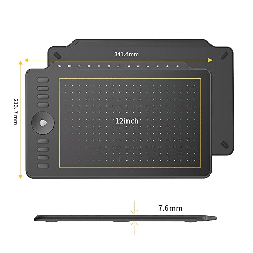 GAOMON M1220 Tablette de dessin graphique 12'' – Image 2