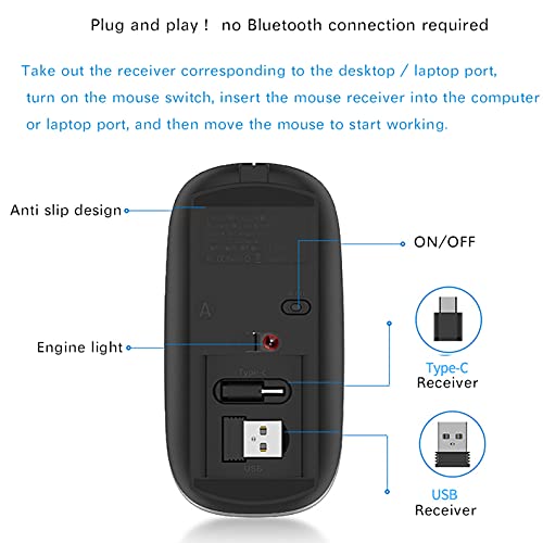 Souris sans fil pour MacBook iMac ordinateur-2