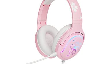 Sakura Pink Cherry Blossoms Casque de jeu
