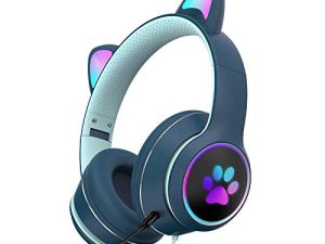 LVOERTUIG Casque d'oreille de chat