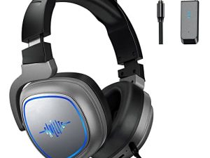GAMELITE Casque de jeu sans fil avec