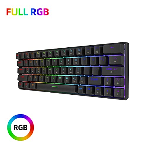 Ractous RTK63P Clavier de jeu mécanique 60 – Image 2