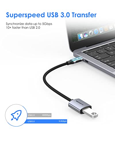 LENTION Adaptateur USB C vers USB 3.0, – Image 2