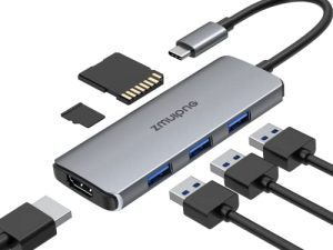 Adaptateur de concentrateur USB C pour MacBook