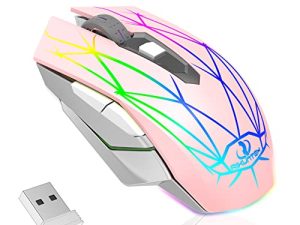 RIIKUNTEK Souris de jeu sans fil