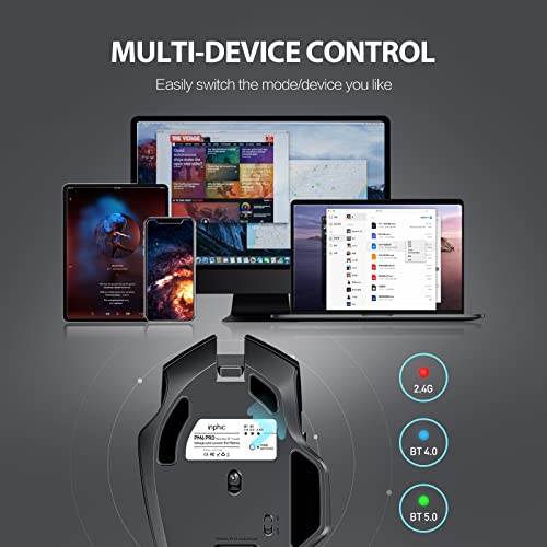 Souris Bluetooth INPHIC [mise à niveau : – Image 2