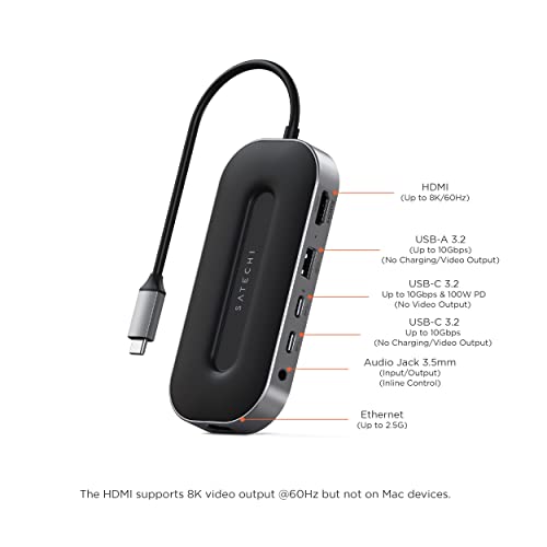 Adaptateur Multiport Satechi USB4 6-en-1 - Charge-2