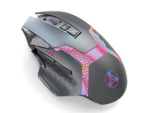 Souris de jeu Bluetooth sans fil RVB