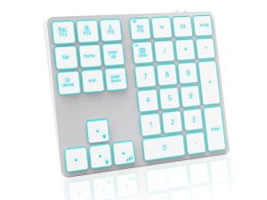 Clavier numérique rétroéclairé Bluetooth sans fil