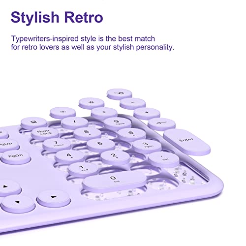 Mobifice Cute Clavier et Souris sans Fil – Image 2