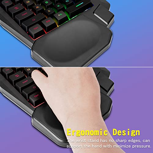 CHONCHOW Demi Clavier Souris USB Splitter Type-C-2