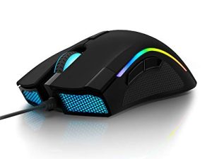 Souris de jeu filaire DeLUX avec 24000