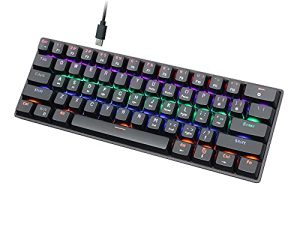 SNPURDIRI Clavier de jeu mécanique 60 %