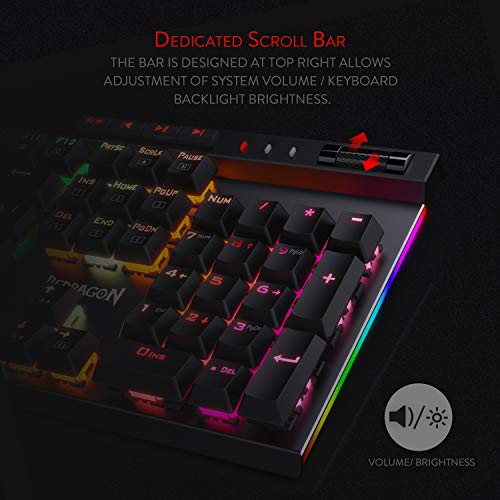 Clavier de jeu mécanique rétroéclairé Redragon K580-2