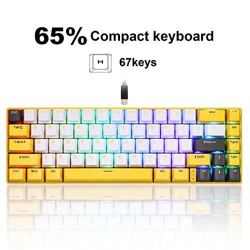 Motospeed BK67 Clavier mécanique filaire Bluetooth 5.0 – Image 2