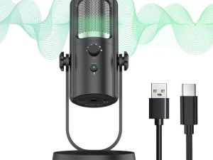 Angetube Microphone USB pour PC Mac PS5