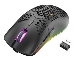 Souris de jeu sans fil légère en