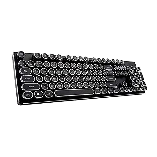 Clavier sans fil mécanique rétro vintage 104 – Image 2