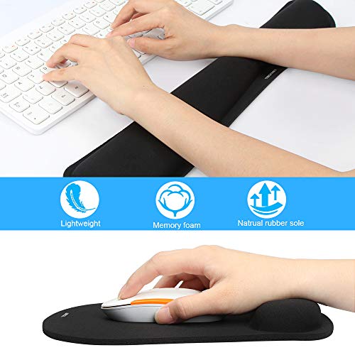 TECKNET Repose-poignet pour clavier et tapis de – Image 2