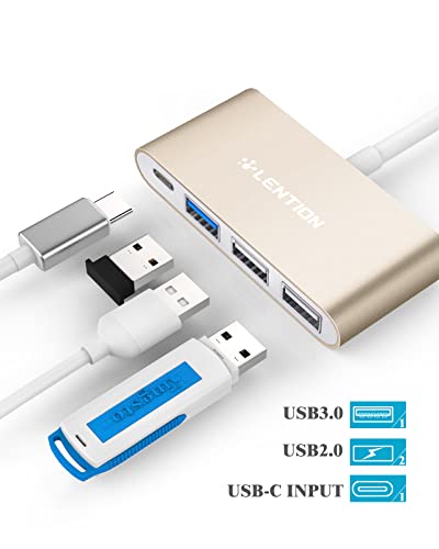 LENTION Hub USB-C 4 en 1 avec-2