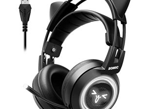 SOMIC G951black Casque de jeu pour PC