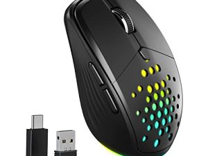 Souris sans fil LED rechargeable