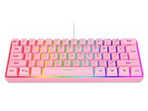 Snpurdiri Clavier de jeu filaire 60 %