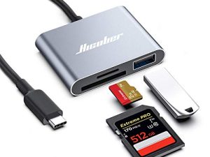 Hicober Lecteur de carte USB C vers