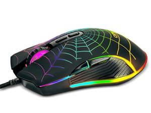 CHONCHOW Souris de jeu USB filaire programmable