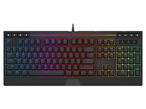 TuparGo Clavier d'ordinateur RVB rétroéclairé USB filaire