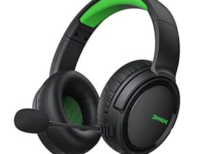 BINNUNE Casque de jeu avec micro pour