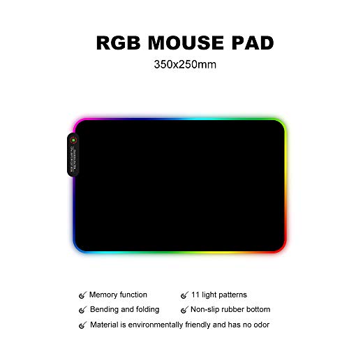 Tapis de souris de jeu RVB avec-2