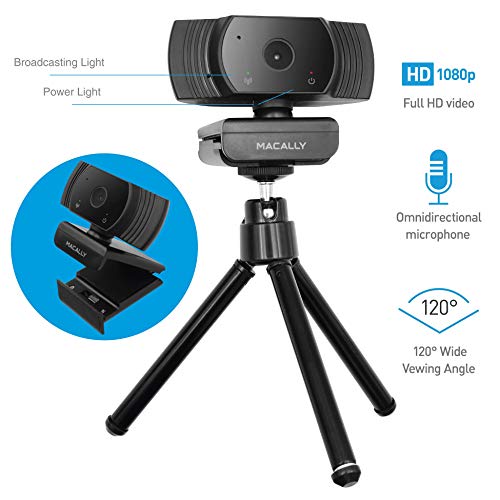 Webcam Macally 1080P avec microphone - Restez – Image 2