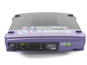 Routeur WiFi Linksys WRT54G 54 Mbps 4
