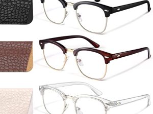 racico Lot de 3 lunettes anti-lumière bleue