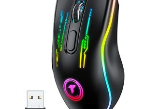TECURS Souris de jeu sans fil -