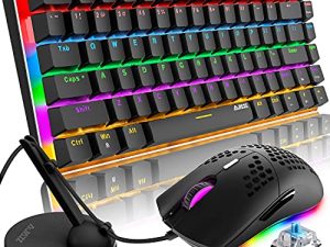 Clavier et souris de jeu filaires TKL