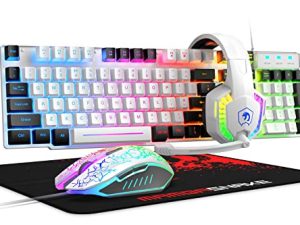 Clavier et souris de jeu filaires et