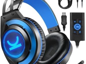 E-YEEGER Casque de jeu PS4 avec son