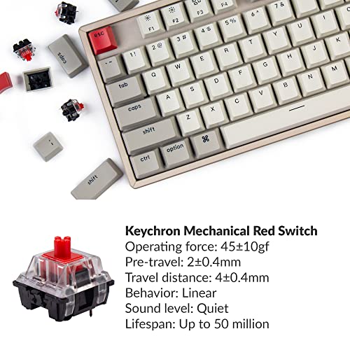 Keychron K8 87 Touches Tenkeyless Disposition Clavier – Image 2