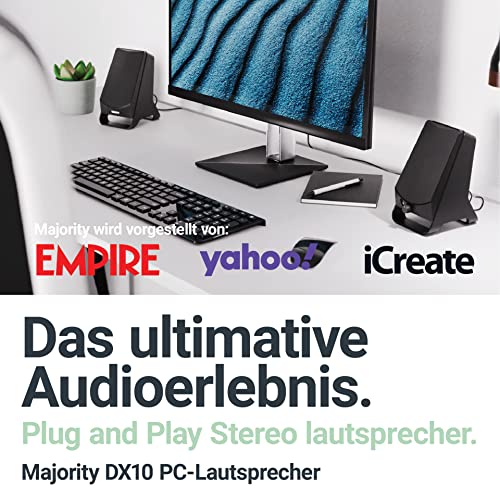 Enceintes PC Majority DX10 | Haut-parleurs d'ordinateur – Image 2