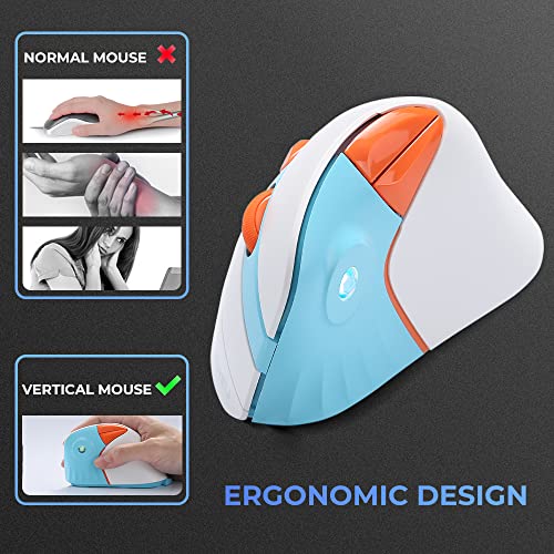 DAREU Souris Optique Verticale Sans Fil Ergonomique – Image 2