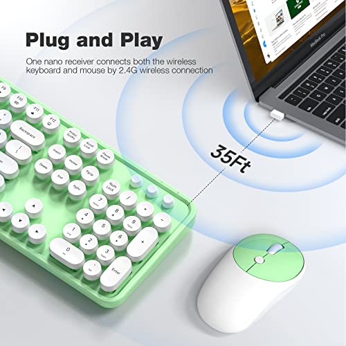 KNOWSQT Combo clavier et souris sans fil-2